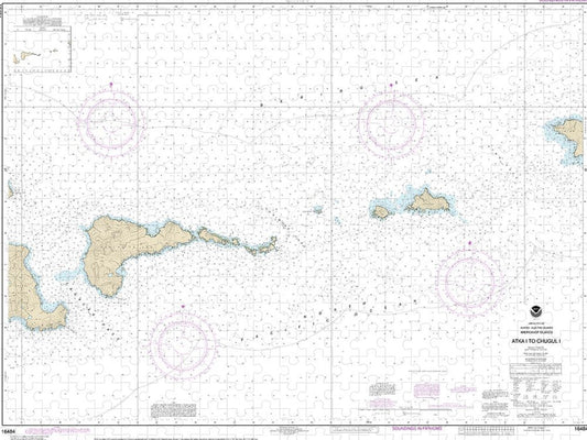 Nautical Chart 16484 Atka Island Chugul Island Atka Island Puzzle