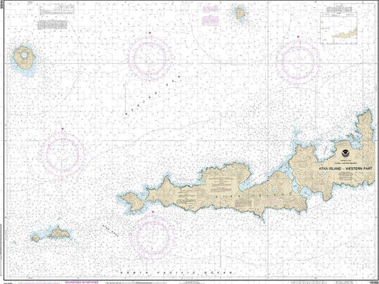 Nautical Chart 16486 Atka Island, Western Part Puzzle