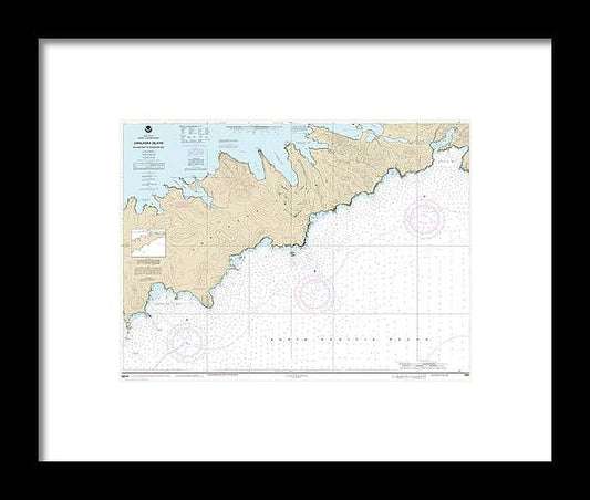 A beuatiful Framed Print of the Nautical Chart-16514 Kulikak Bay-Surveyor Bay by SeaKoast