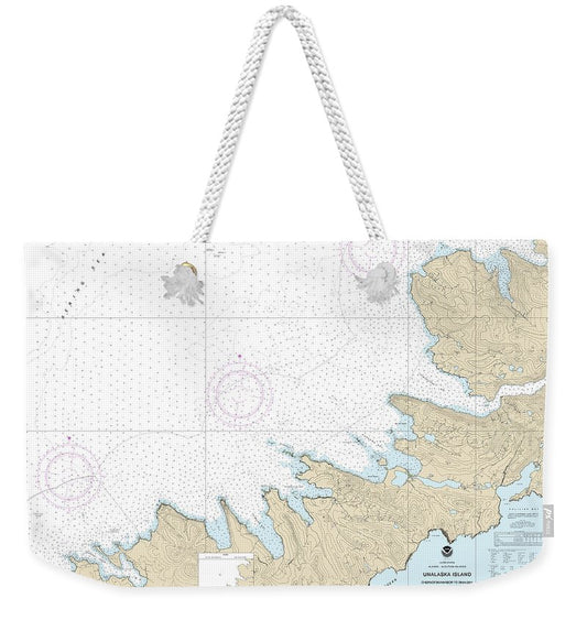 Nautical Chart-16515 Chernofski Harbor-skan Bay - Weekender Tote Bag