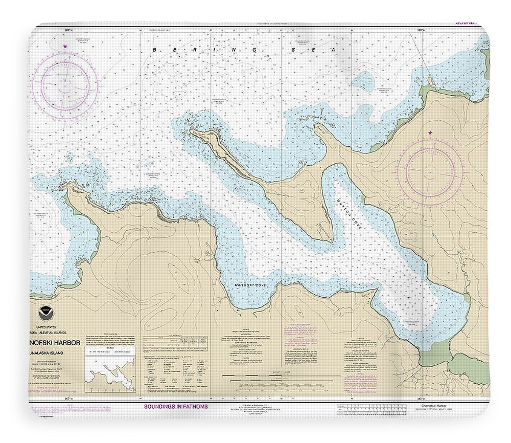 Nautical Chart-16516 Chernofski Harbor - Blanket
