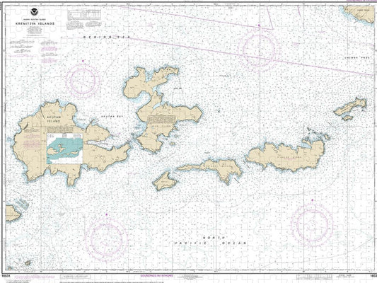 Nautical Chart 16531 Krenitzan Islands Puzzle