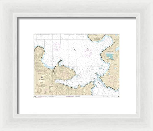 Nautical Chart-16532 Akutan Bay, Krenitzin Islands - Framed Print