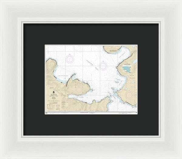 Nautical Chart-16532 Akutan Bay, Krenitzin Islands - Framed Print