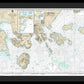 Nautical Chart-16549 Cold Bay-Approaches, Alaska Pen, King Cove Harbor - Framed Print  30" x 22"  Framed Nautical Chart Print by SeaKoast.