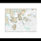 Nautical Chart-16549 Cold Bay-Approaches, Alaska Pen, King Cove Harbor - Framed Print  10" x 7.5"  Framed Nautical Chart Print by SeaKoast.
