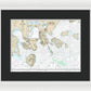 Nautical Chart-16549 Cold Bay-Approaches, Alaska Pen, King Cove Harbor - Framed Print  14" x 10.5"  Framed Nautical Chart Print by SeaKoast.