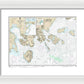 Nautical Chart-16549 Cold Bay-Approaches, Alaska Pen, King Cove Harbor - Framed Print  16" x 12"  Framed Nautical Chart Print by SeaKoast.