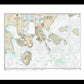 Nautical Chart-16549 Cold Bay-Approaches, Alaska Pen, King Cove Harbor - Framed Print  16" x 12"  Framed Nautical Chart Print by SeaKoast.