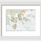 Nautical Chart-16549 Cold Bay-Approaches, Alaska Pen, King Cove Harbor - Framed Print  12" x 9"  Framed Nautical Chart Print by SeaKoast.