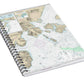 Nautical Chart-16549 Cold Bay-approaches, Alaska Pen, King Cove Harbor - Spiral Notebook