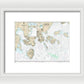 Nautical Chart-16549 Cold Bay-Approaches, Alaska Pen, King Cove Harbor - Framed Print  10" x 7.5"  Framed Nautical Chart Print by SeaKoast.
