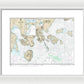 Nautical Chart-16549 Cold Bay-Approaches, Alaska Pen, King Cove Harbor - Framed Print  14" x 10.5"  Framed Nautical Chart Print by SeaKoast.