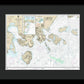 Nautical Chart-16549 Cold Bay-Approaches, Alaska Pen, King Cove Harbor - Framed Print  14" x 10.5"  Framed Nautical Chart Print by SeaKoast.