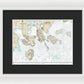 Nautical Chart-16549 Cold Bay-Approaches, Alaska Pen, King Cove Harbor - Framed Print  12" x 9"  Framed Nautical Chart Print by SeaKoast.