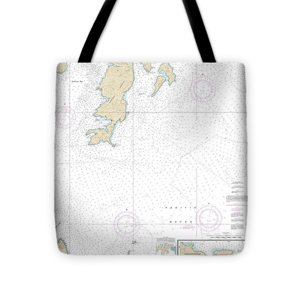 Nautical Chart-16556 Chiachi Island-nagai Island, Chiachi Islands Anchorage - Tote Bag