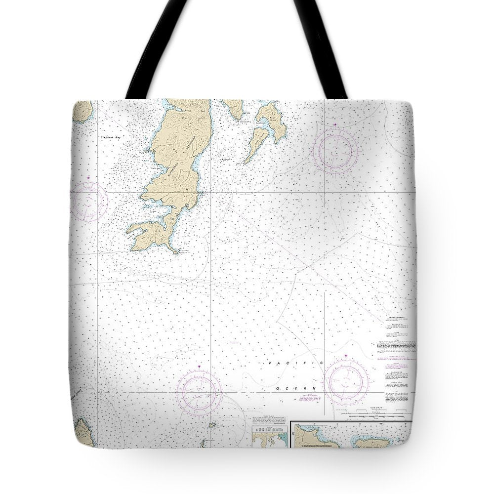 Nautical Chart-16556 Chiachi Island-nagai Island, Chiachi Islands Anchorage - Tote Bag