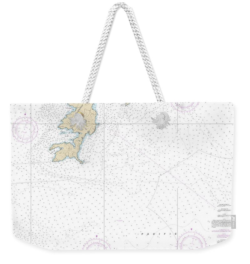 Nautical Chart-16556 Chiachi Island-nagai Island, Chiachi Islands Anchorage - Weekender Tote Bag