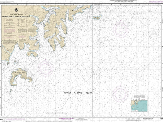 Nautical Chart 16561 Mitrofania Bay Kuiukta Bay Puzzle