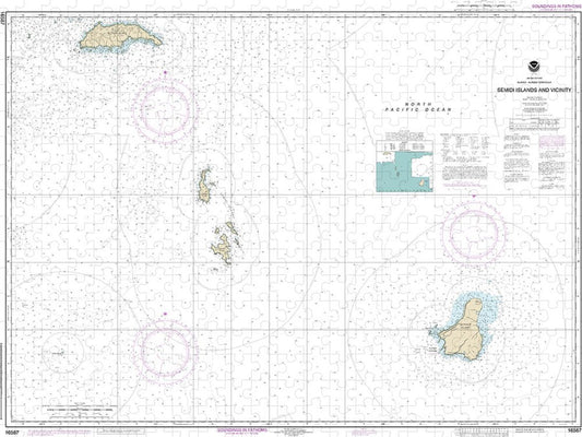 Nautical Chart 16587 Semidi Islands Vicinity Puzzle