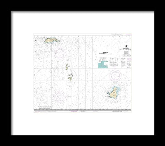 A beuatiful Framed Print of the Nautical Chart-16587 Semidi Islands-Vicinity by SeaKoast