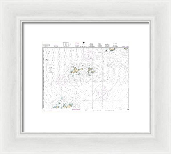 Nautical Chart-16606 Barren Islands - Framed Print