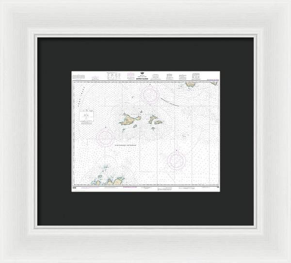 Nautical Chart-16606 Barren Islands - Framed Print