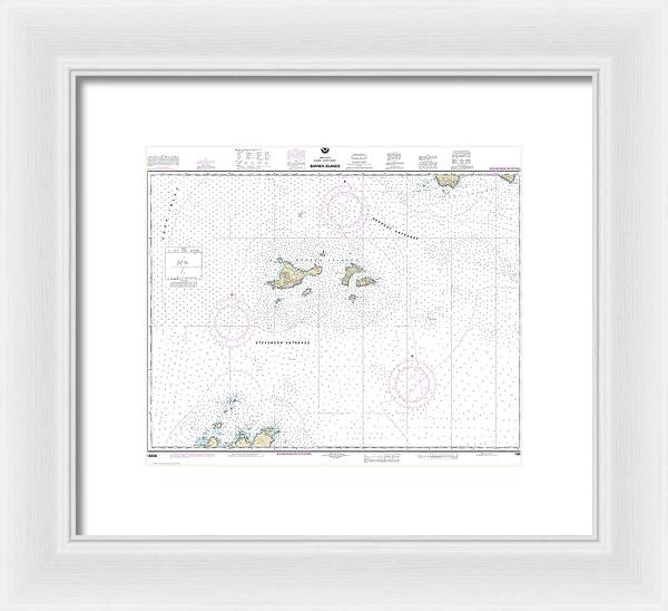 Nautical Chart-16606 Barren Islands - Framed Print