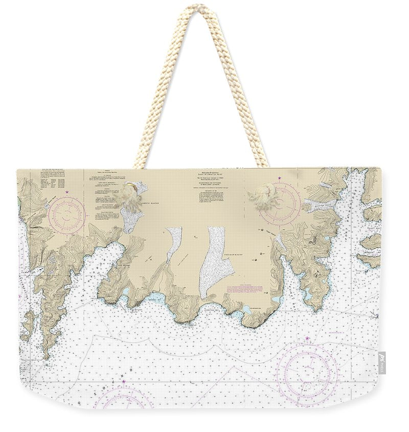 Nautical Chart-16683 Point Elrington-cape Resurrection - Weekender Tote Bag