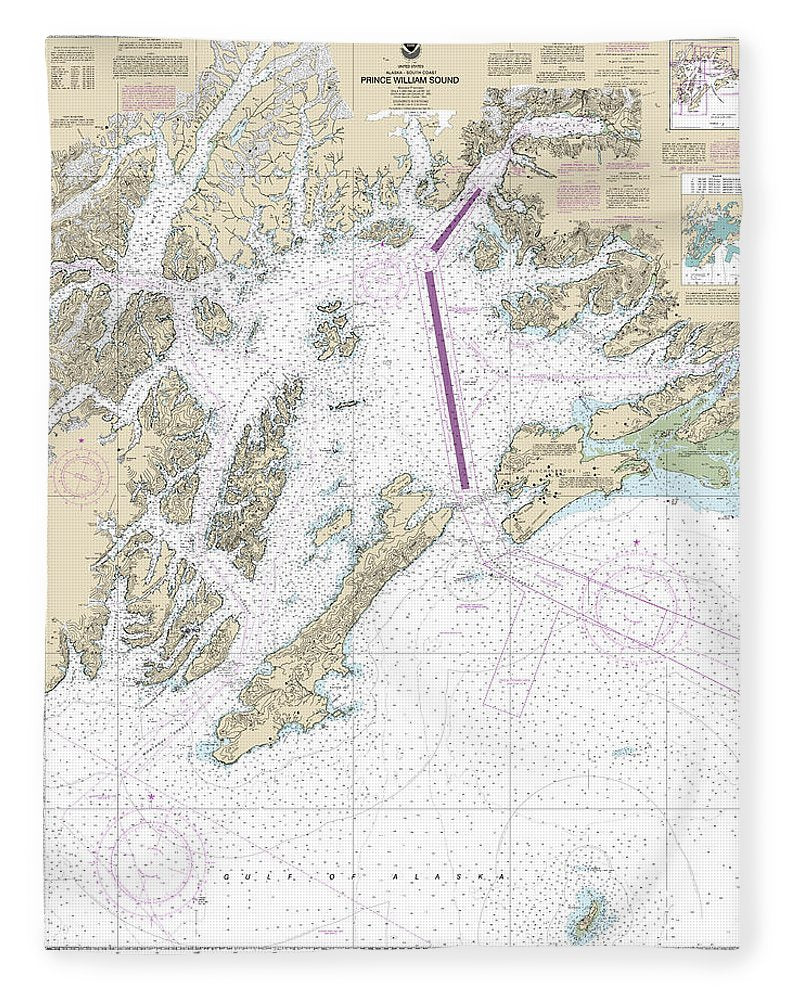 Nautical Chart-16700 Prince William Sound - Blanket