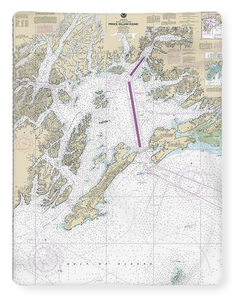 Nautical Chart-16700 Prince William Sound - Blanket