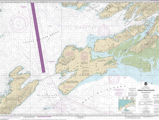 Nautical Chart 16709 Prince William Sound Eastern Entrance Puzzle