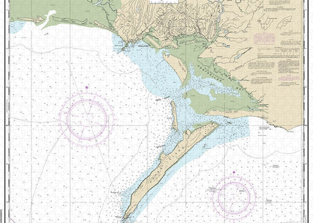 Nautical Chart-16723 Controller Bay - Puzzle