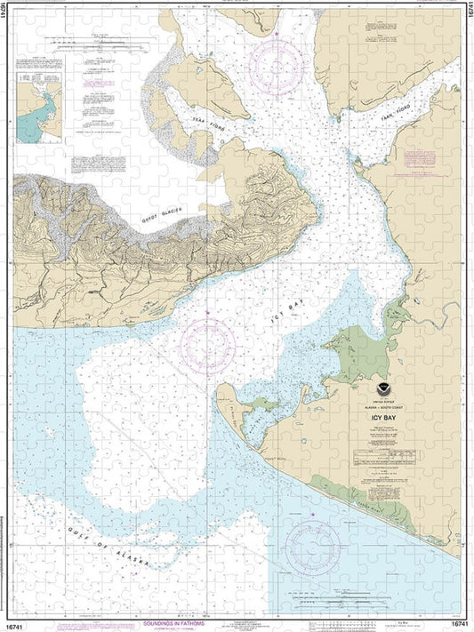 Nautical Chart 16741 Icy Bay Puzzle