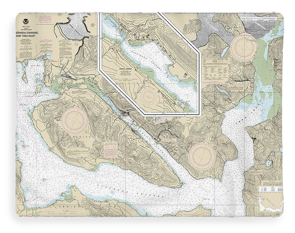 Nautical Chart-17315 Gastineau Channel-taku Inlet, Juneau Harbor - Blanket