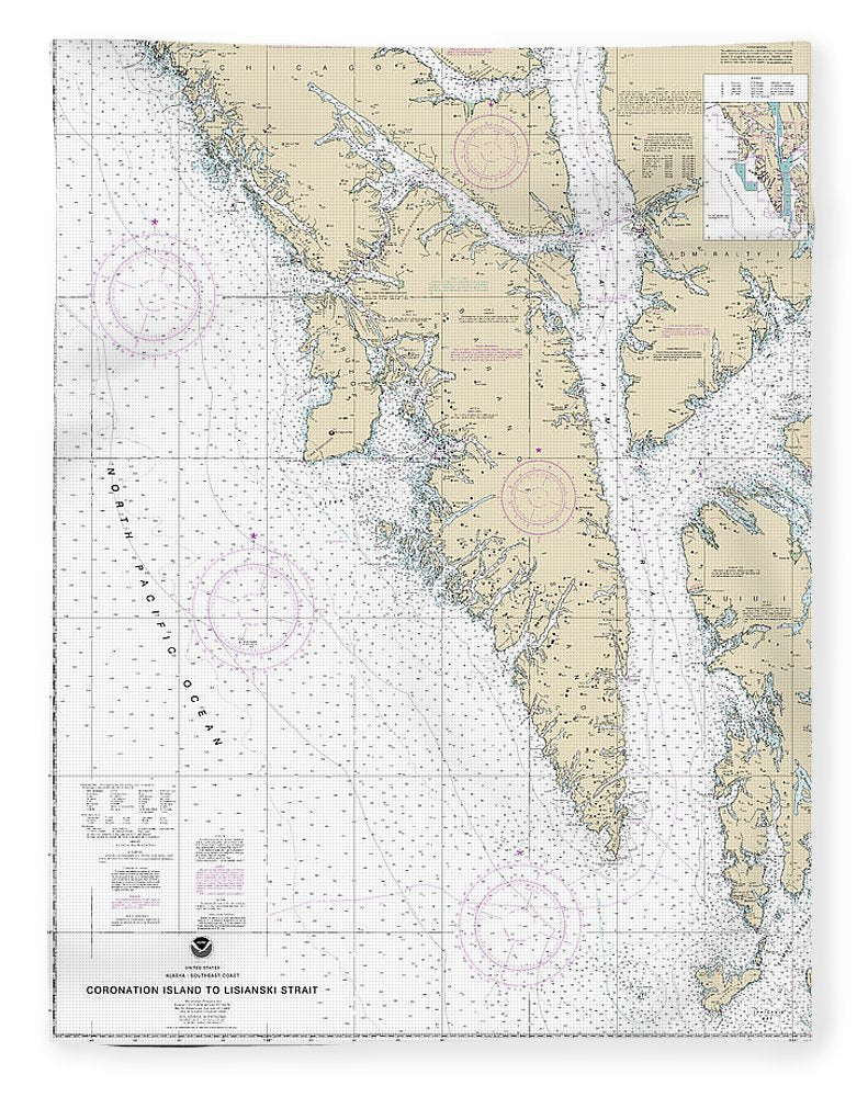 Nautical Chart-17320 Coronation Island-lisianski Strait - Blanket