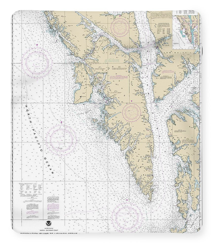 Nautical Chart-17320 Coronation Island-lisianski Strait - Blanket