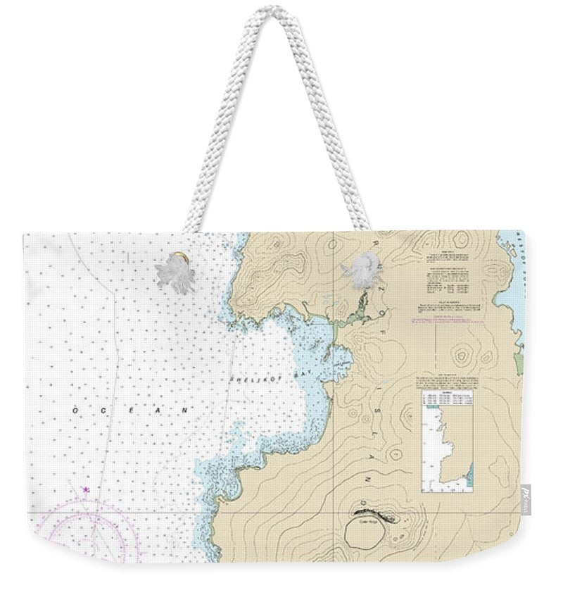 Nautical Chart-17325 South-west Coasts-kruzof Island - Weekender Tote Bag