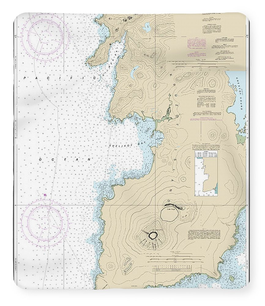 Nautical Chart-17325 South-west Coasts-kruzof Island - Blanket