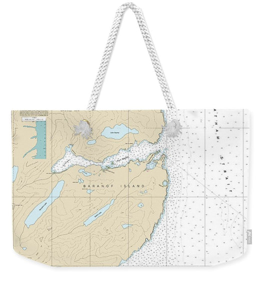 Nautical Chart-17333 Ports Herbert, Walter, Lucy-armstrong - Weekender Tote Bag