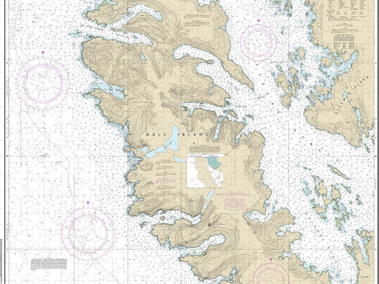 Nautical Chart 17408 Central Dall Island Vicinity Puzzle