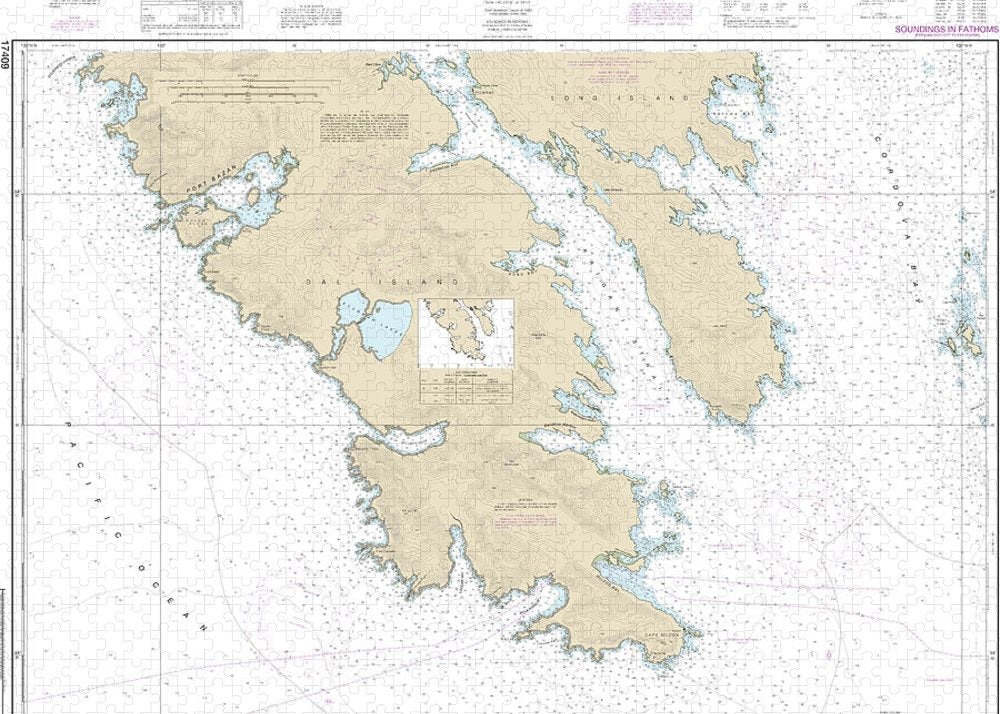 Nautical Chart-17409 Southern Dall Island-vicinity - Puzzle