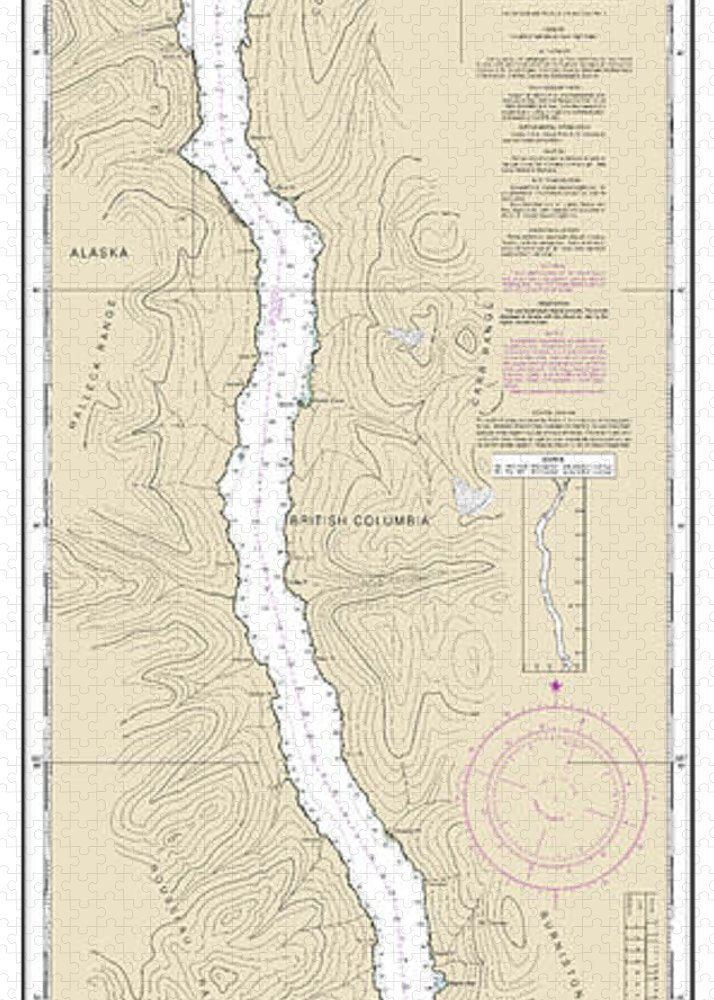 Nautical Chart-17425 Portland Canal-north-hattie Island - Puzzle