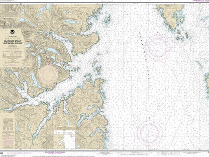 Nautical Chart 17432 Clarence Strait Moira Sound Puzzle