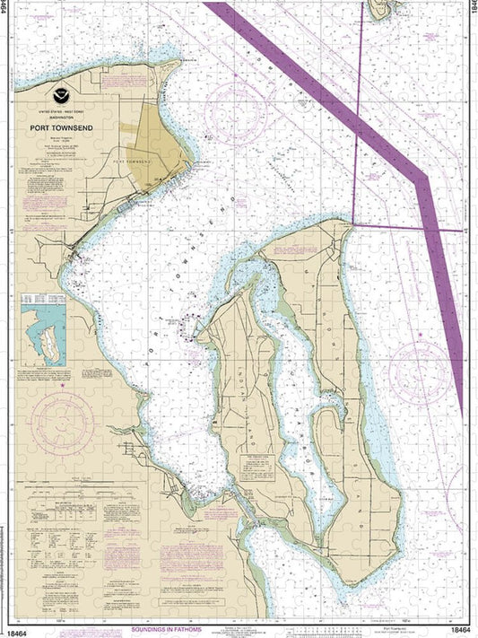 Nautical Chart 18464 Port Townsend Puzzle