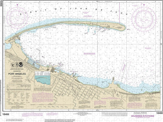 Nautical Chart 18468 Port Angeles Puzzle