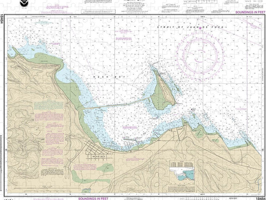 Nautical Chart 18484 Neah Bay Puzzle