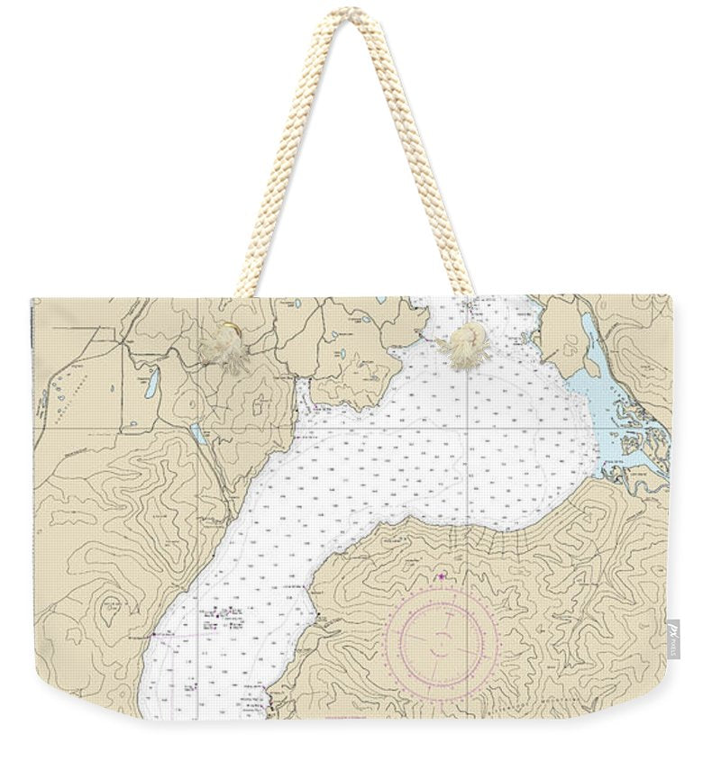 Nautical Chart-18554 Lake Pend Oreille - Weekender Tote Bag