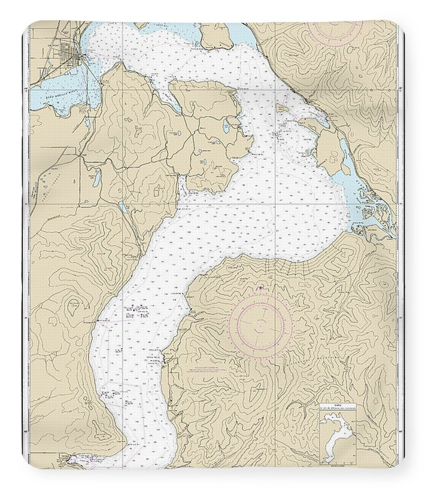 Nautical Chart-18554 Lake Pend Oreille - Blanket