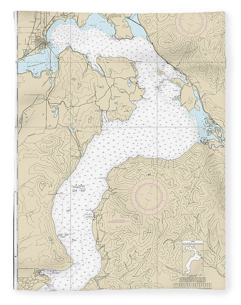 Nautical Chart-18554 Lake Pend Oreille - Blanket